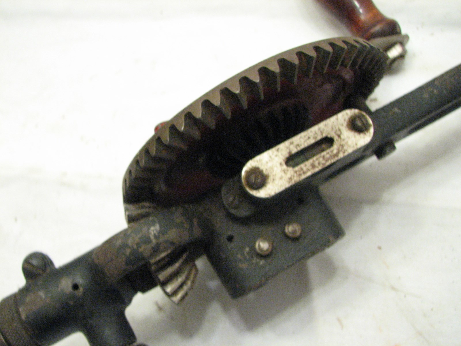 Vintage Millers Falls Breast Shoulder Hand Crank Drill Wood Working